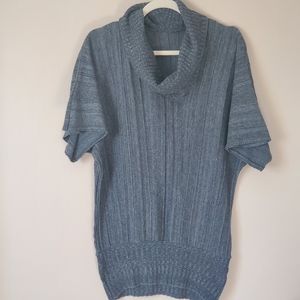 Turtleneck Short Sleeve Sweater